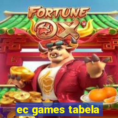 ec games tabela